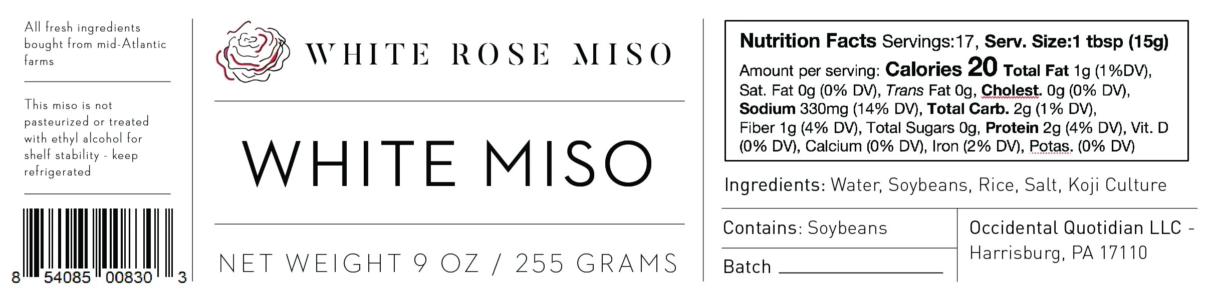 White Miso — Keepwell Vinegar